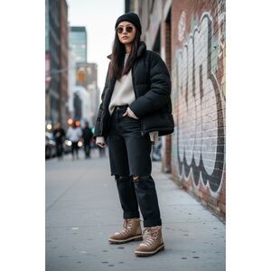 Cool Planet by Steve Madden Buni-F Lace-Up Chunky Lug Sole Booties